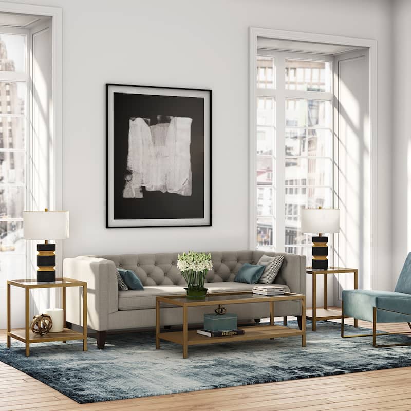 Carbon Loft Gugliemi Brass Coffee Table