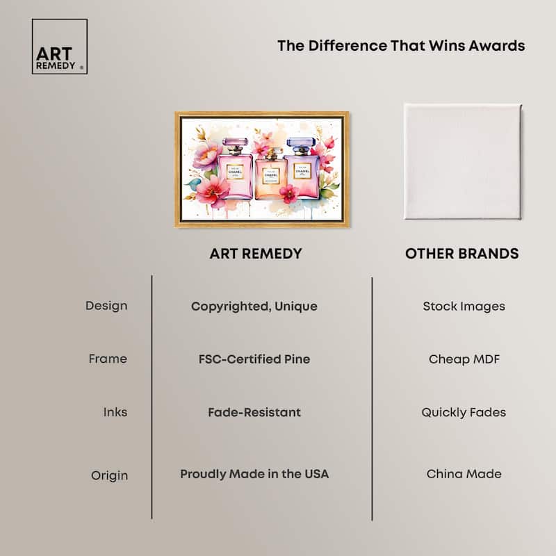 Floral Fragrance Canvas by Art Remedy