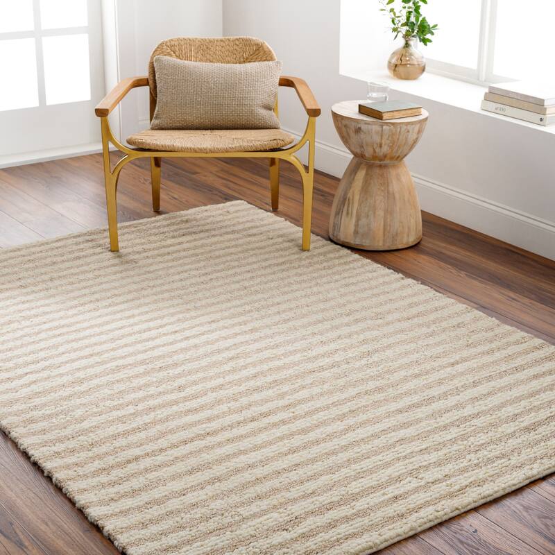 Ambesa Modern & Contemporary Area Rug - Taupe - 2' x 3'