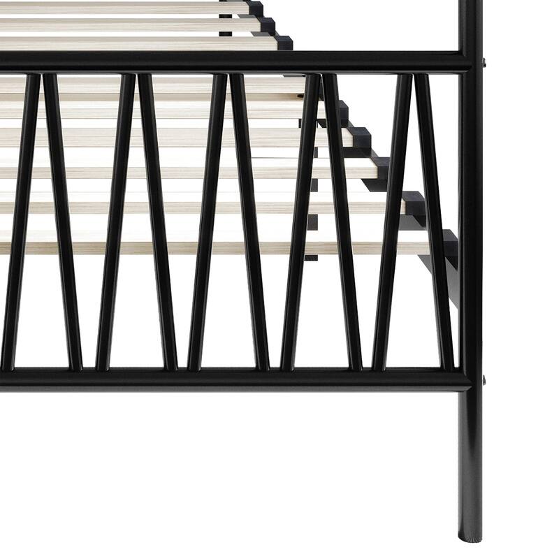 Clayfell Dallas Metal Canopy Bed