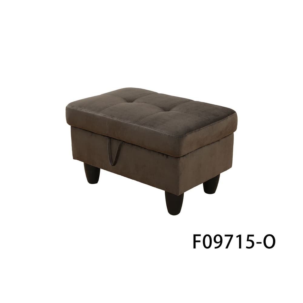 Modern Storage Vevelt Ottoman for Living Room