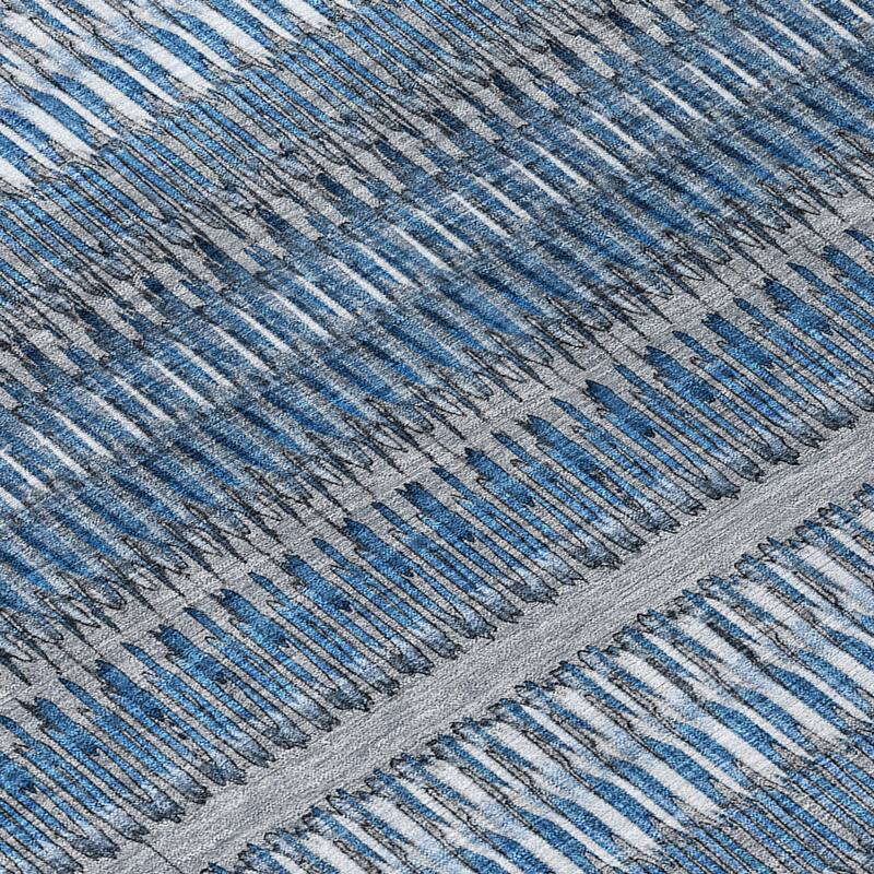 HomeRoots Striped Transitional Rectangle Outdoor Rug