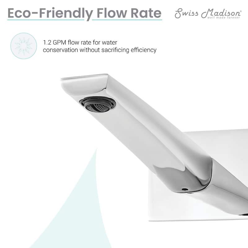 Monaco Single-Handle Wall-Mount Bathroom Faucet
