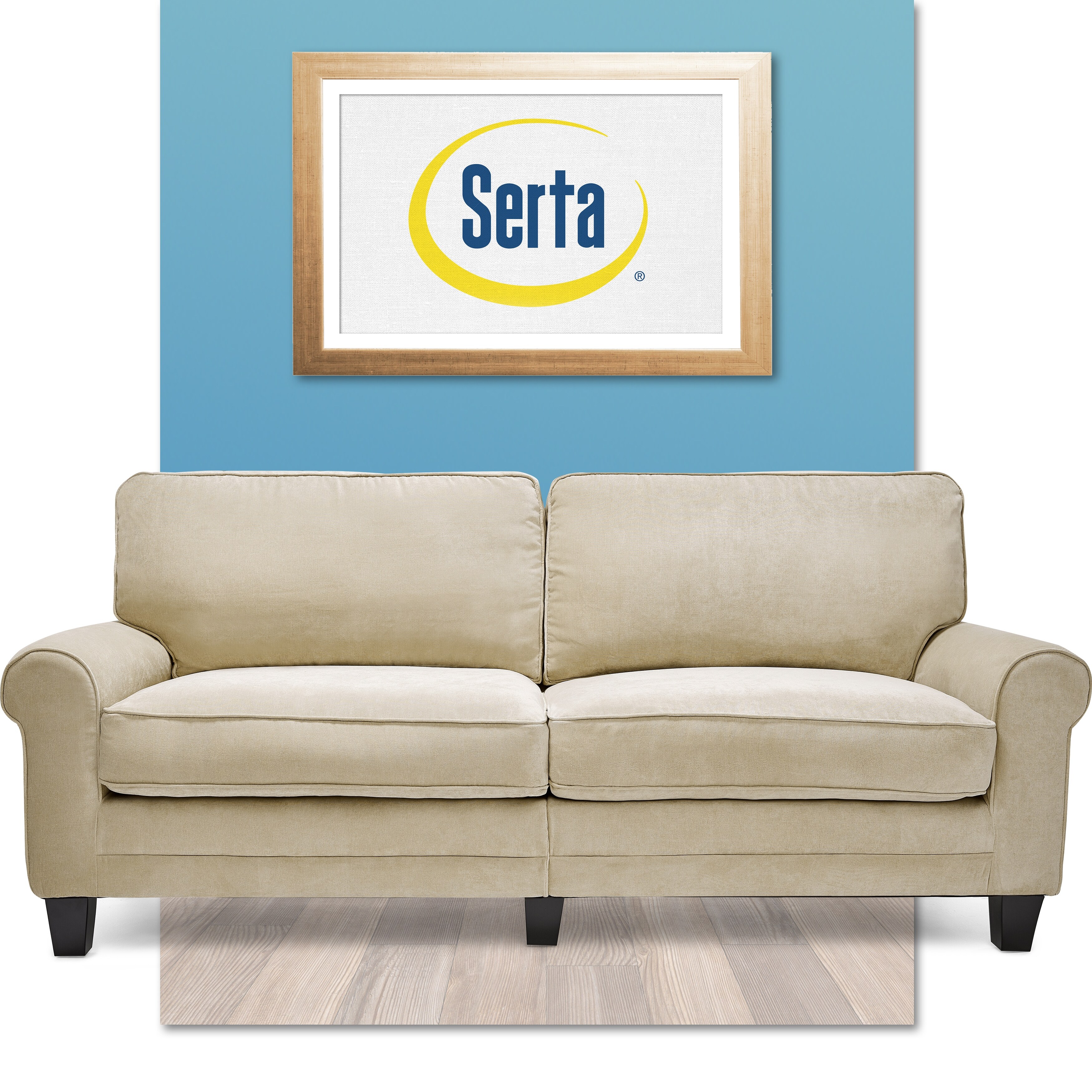 Shop Serta Rta Copenhagen Collection 73 Inch Vanity Fabric Sofa