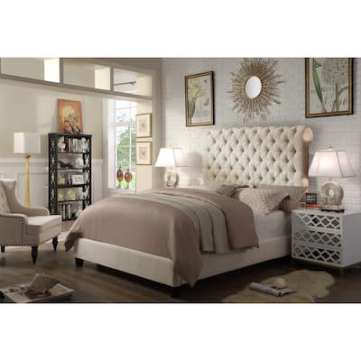 Moser Bay Copper Grove Upholstered Chesterfield Standard Bed