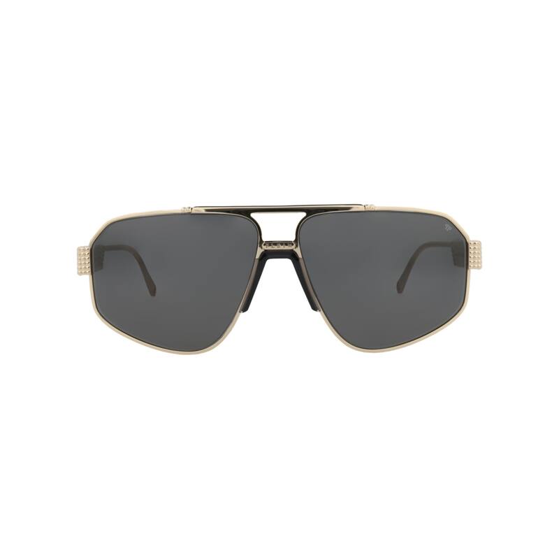 Philipp Plein Aviator-Frame Titanium Sunglasses