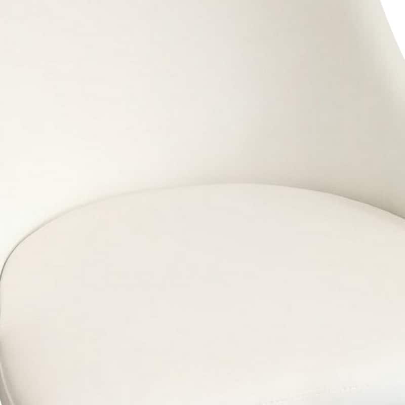 Black and Gold/White Fabric Upholstered Metal Frame Dining Chair, Set of 2, Sturdy Dining Chair for Dining Rooms - 21.75