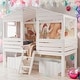 preview thumbnail 12 of 17, Modern Twin Size Wood Low Loft Bed House Bed With Two Drawers,Sturdy Construction