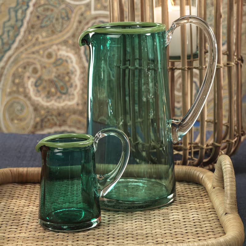 Lagoon Glass Juice Pitcher
