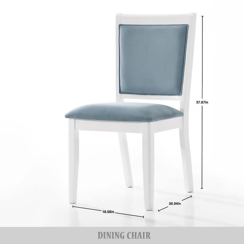 CraftPorch Luxurious Crystal Diamond Strip Dining Chairs (Set of 6)