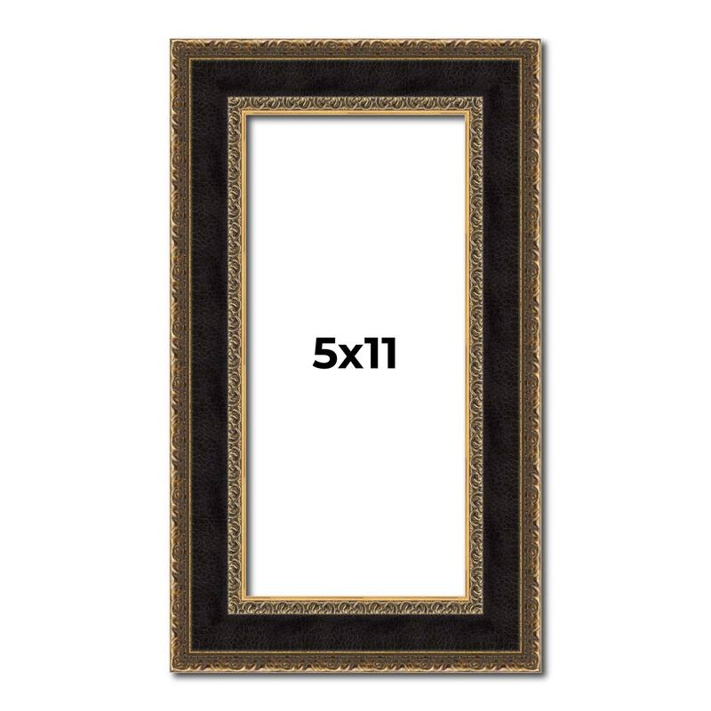 5x11 Frame Gold Antique Vintage Sold Wood Picture Frame | 1.75 Inch