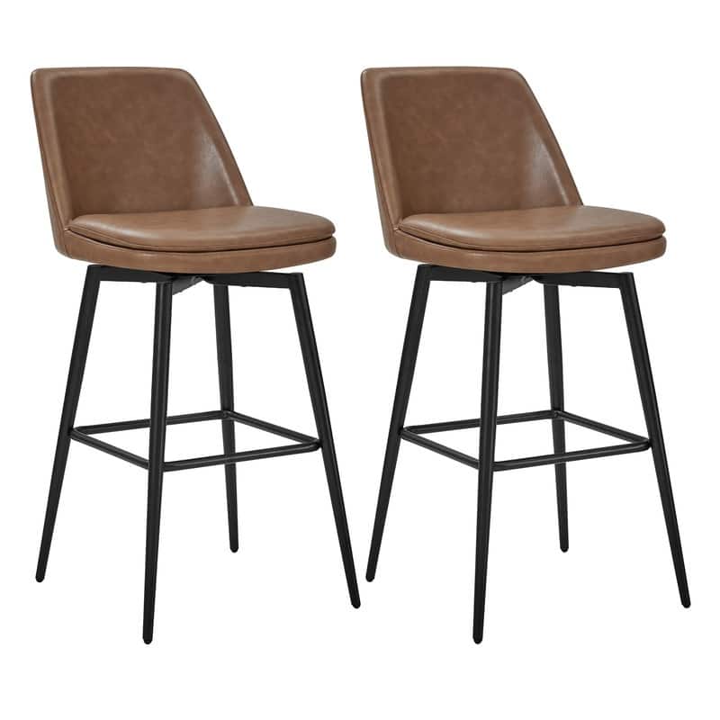 Ariel Counter Height Swivel Barstool Set