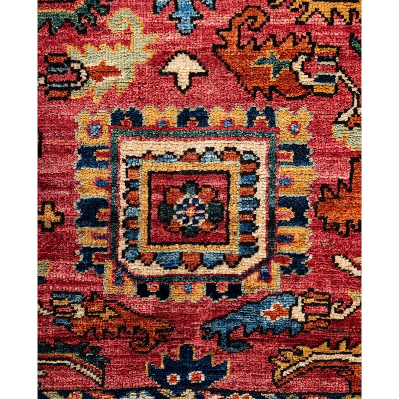 Serapi One-of-a-Kind Hand-Knotted Area Rug - Red - 4' 2" x 5' 10"