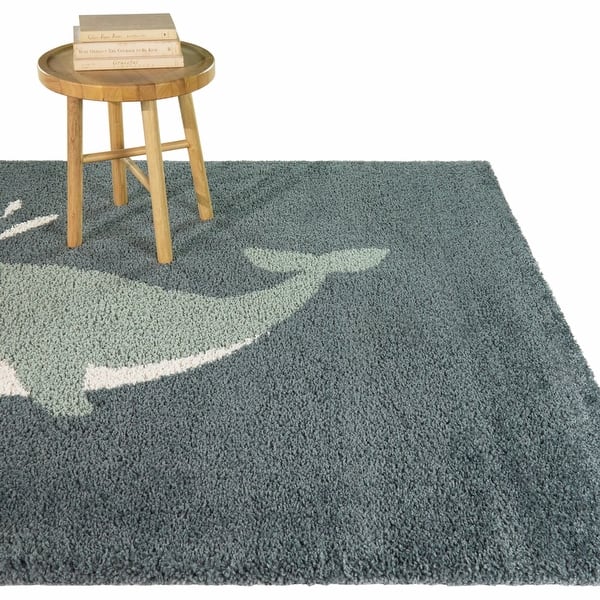 Saltaire Kids Whale Area Rug - Bed Bath & Beyond - 44098864