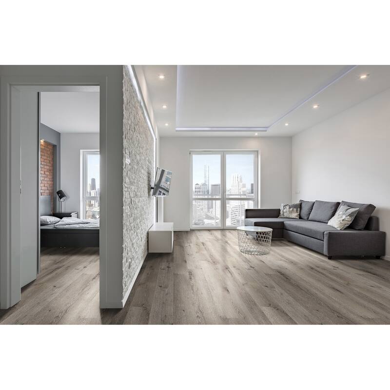 Ackland AKVGL6X48-2012-PL Brushwood 6" x 48" Smooth Vinyl Flooring