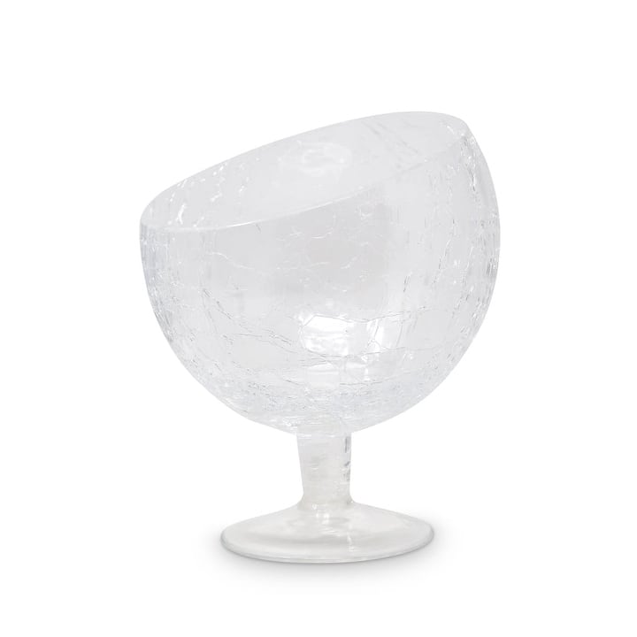 Footed Angular Bowl, Liscio Ottico