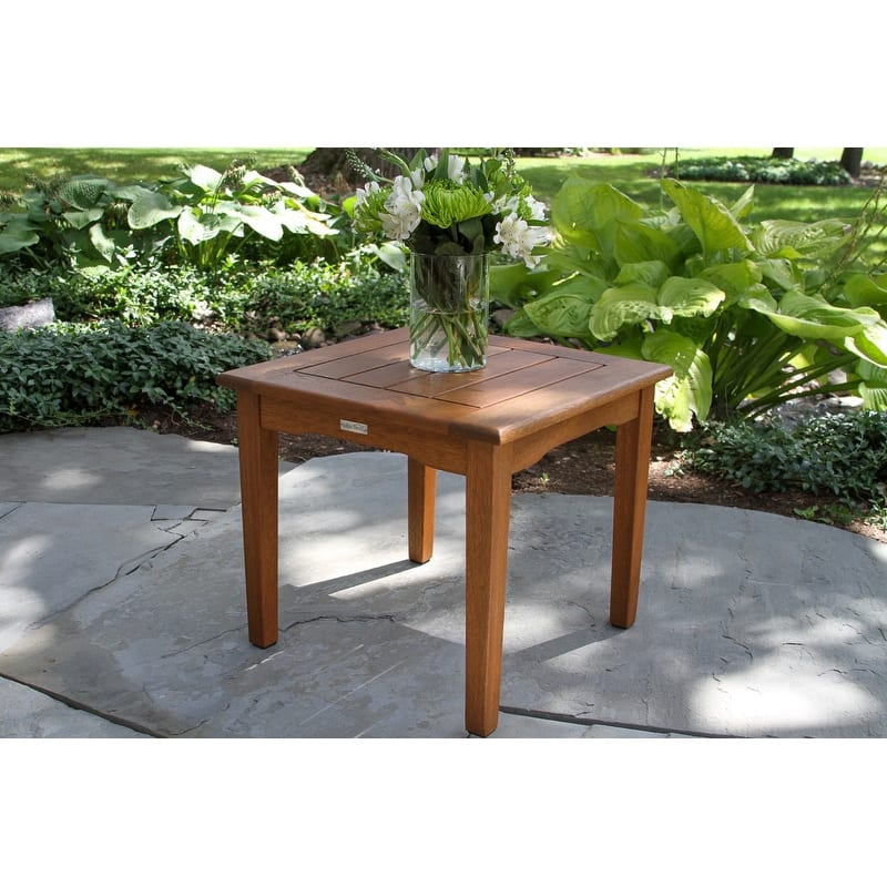 Eilaf Square Eucalyptus End Table