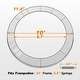 preview thumbnail 12 of 14, ExacMe Trampoline Pad Replacement Safety Spring Cover Round 16 15 14 12 10 Foot, Dark Green