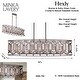 preview thumbnail 5 of 9, Minka Lavery 3588 Hexly 5 Light 44" Wide Linear Chandelier