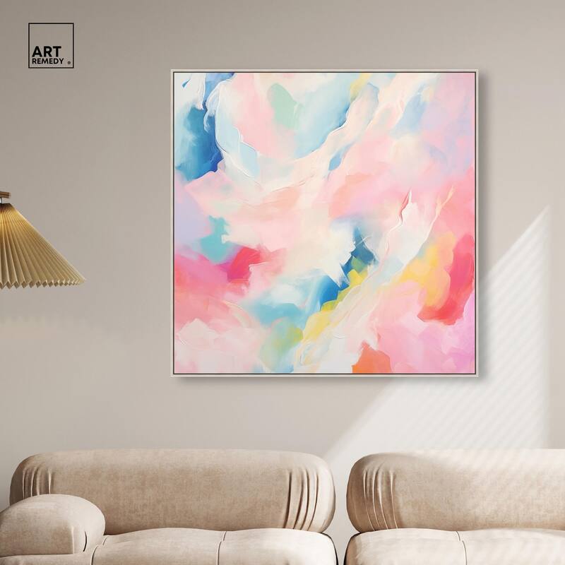 Cotton Candy Clouds II Canvas by Art Remedy