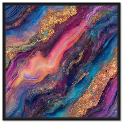 Glittering Spectrum III Canvas by Art Remedy