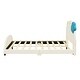 preview thumbnail 43 of 48, Velvet Upholstered Bed Frame Low Profile Bed Platform Bed with Cloud-Shaped Headboard and Embedded Light Stripe