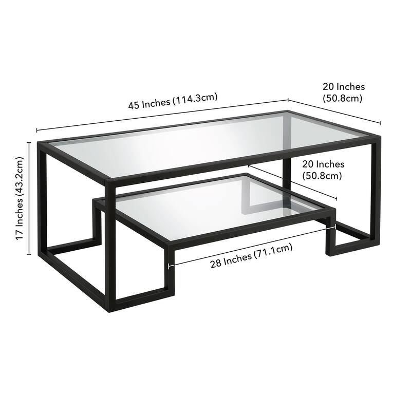 Silver Orchid Solm Blackened Bronze Coffee Table
