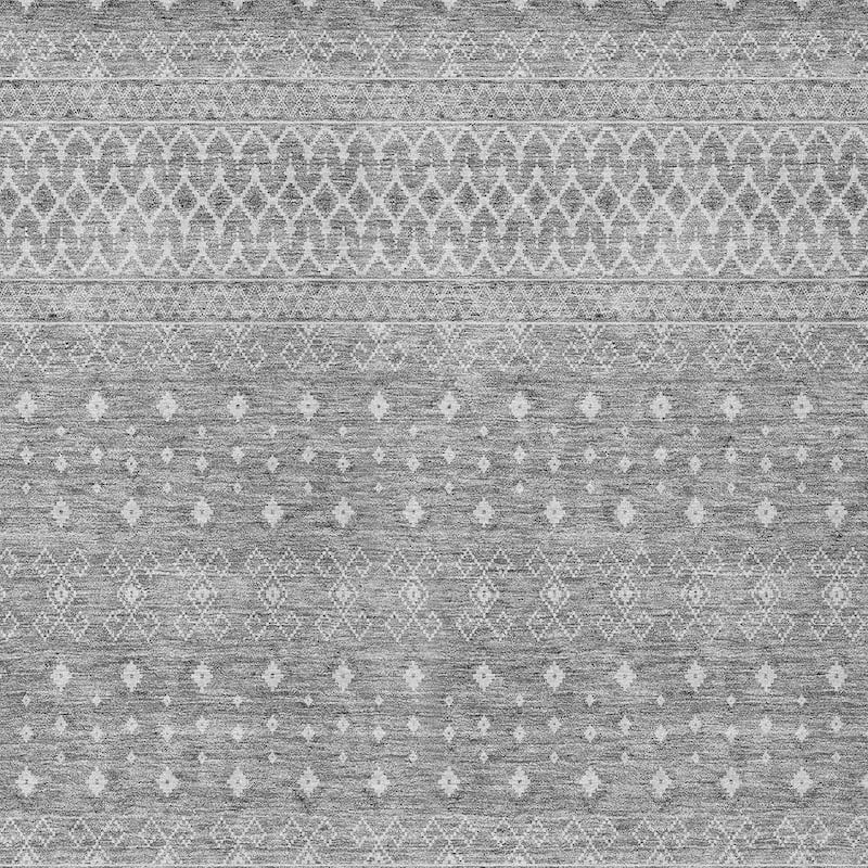 HomeRoots Tribal Transitional Rectangle Outdoor Rug