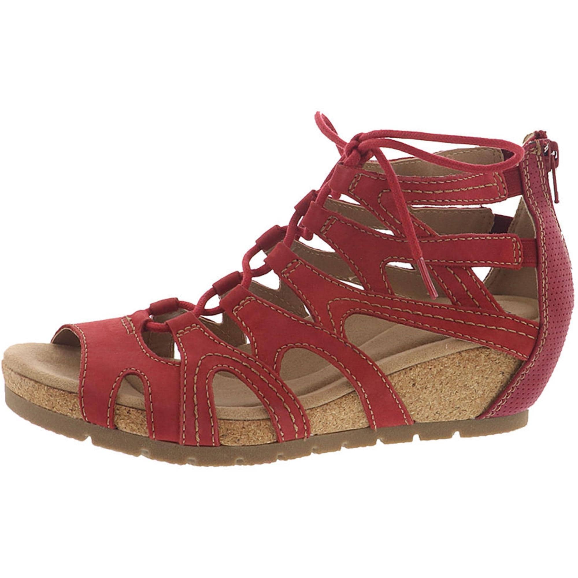 earth lace up sandals