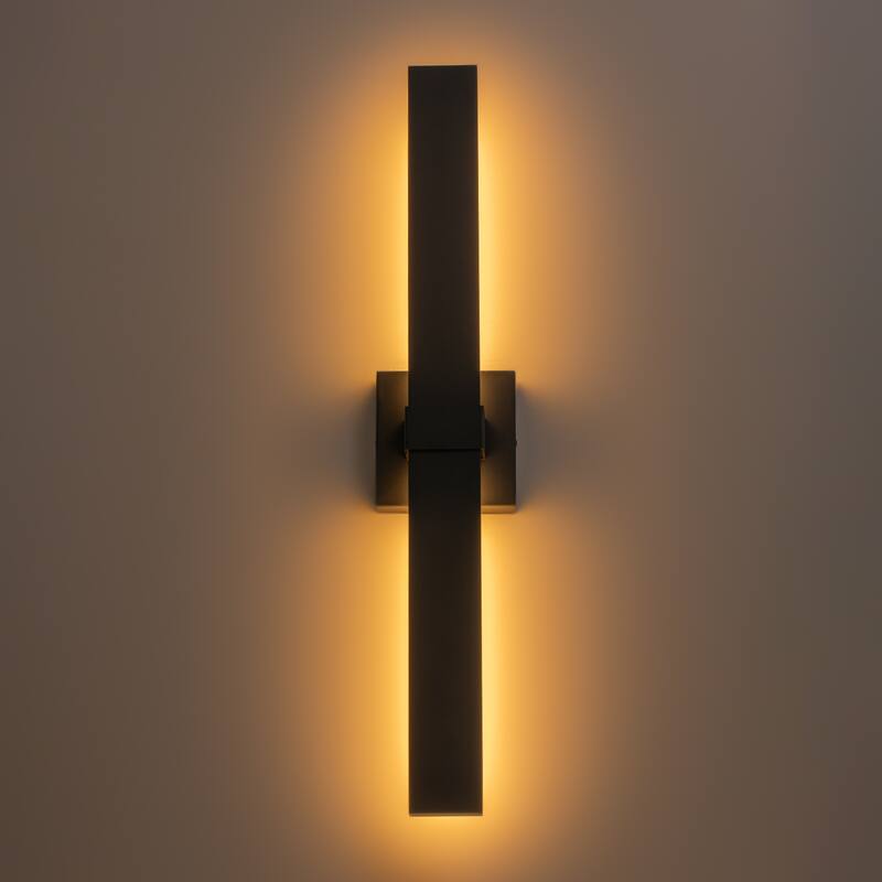 27" H Outdoor Linear Integrated LED Wall Sconce - H27.2" x W4.5"