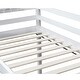 preview thumbnail 29 of 27, Rubber Wooden Twin Loft Bed with Ladder, Strengthened Slats