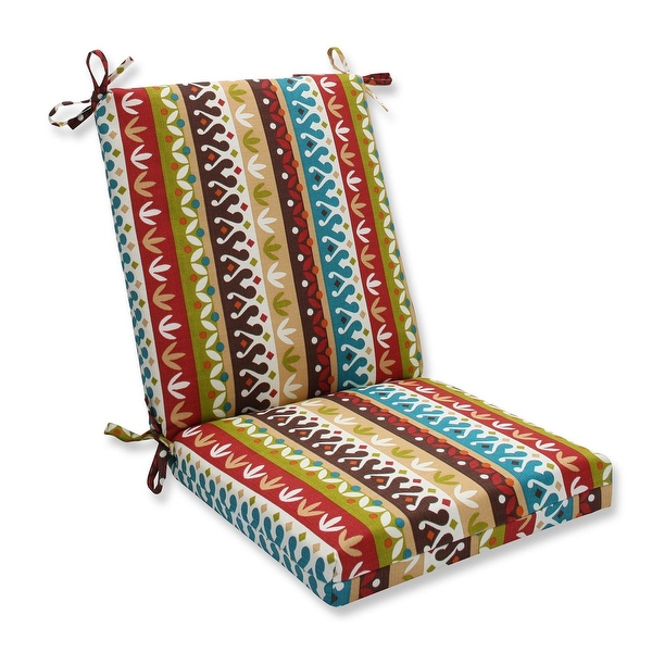 Striped patio sales chair cushions