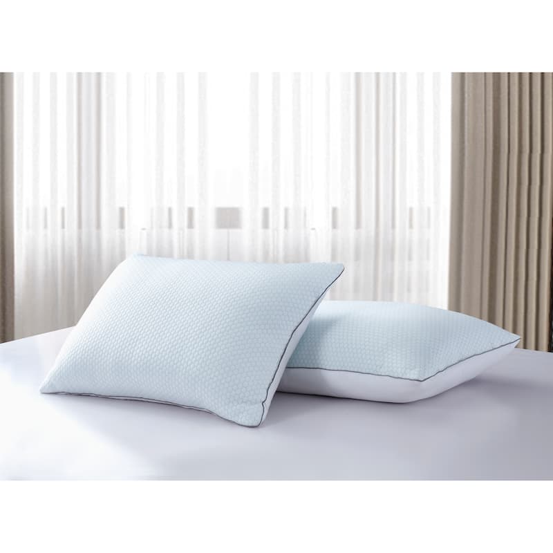 Serta Summer / Winter White Goose Feather Pillow (Set Of 2)