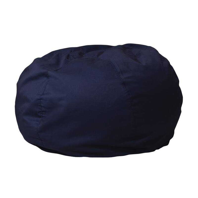 Oversized Refillable Bean Bag Chair for Kids and Adults - Navy Blue