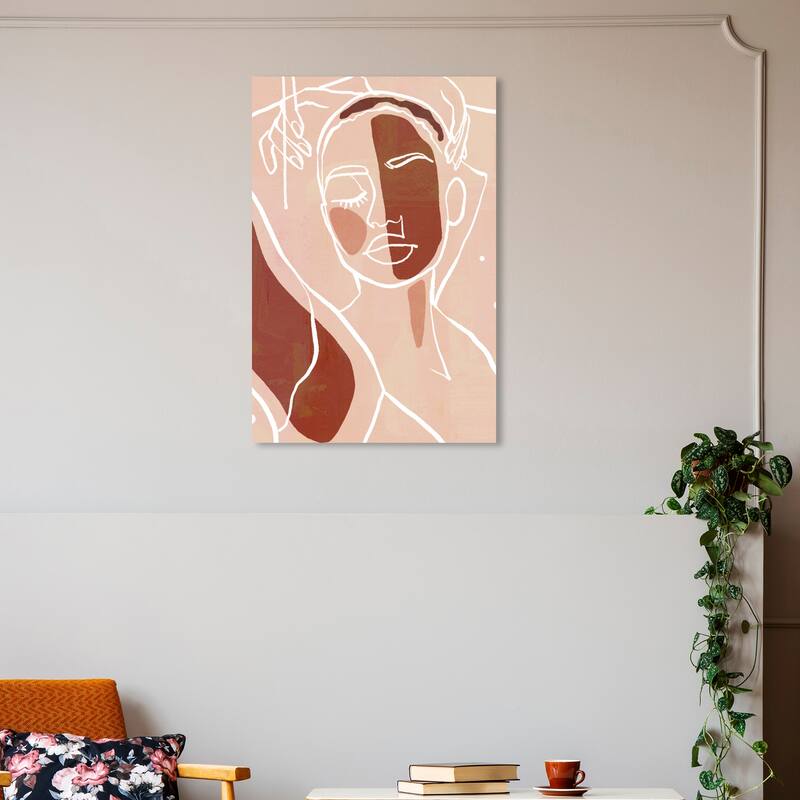 Wynwood Studio Canvas Abstract In Her Dreams White and Modern & Contemporary Wall Art Canvas Print - 30 x 20
