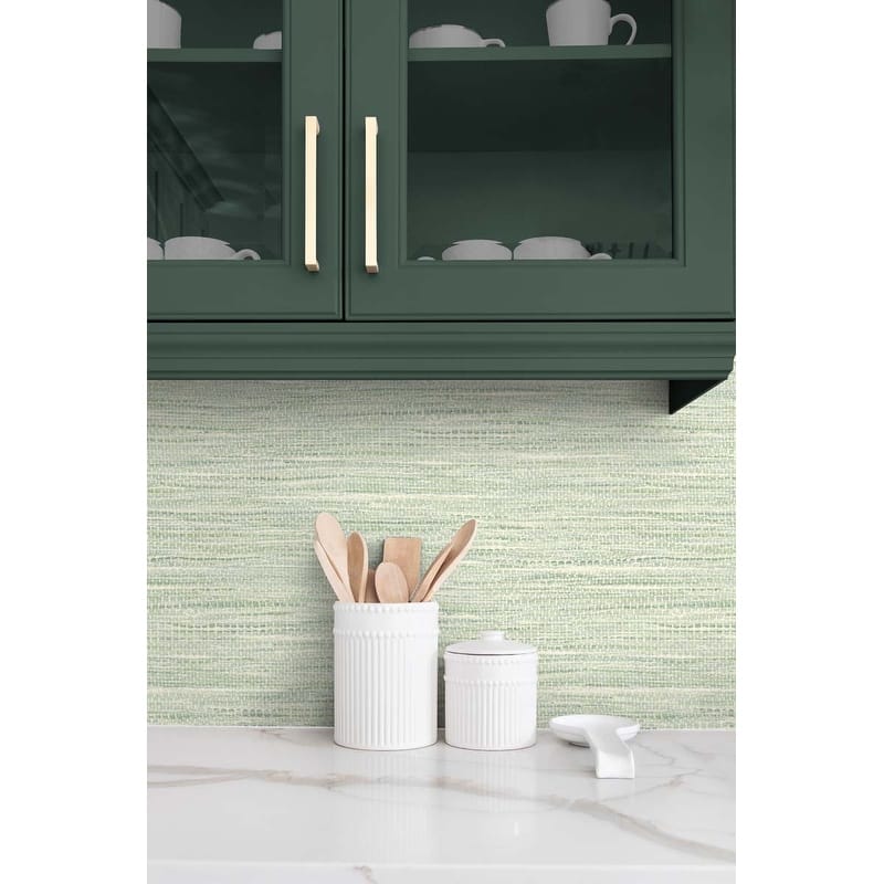 DuPont Tedlar Braided Faux Jute High Performance Vinyl Unpasted Wallpaper