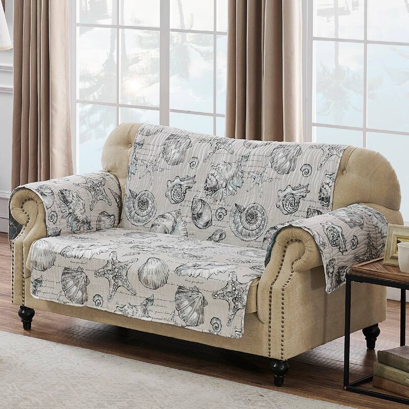 Barefoot Bungalow Cruz Reversible Loveseat Protector - 103x76in