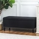 preview thumbnail 35 of 48, Adeco Storage Ottoman 41" Tufted Bench for Living Room Bedroom