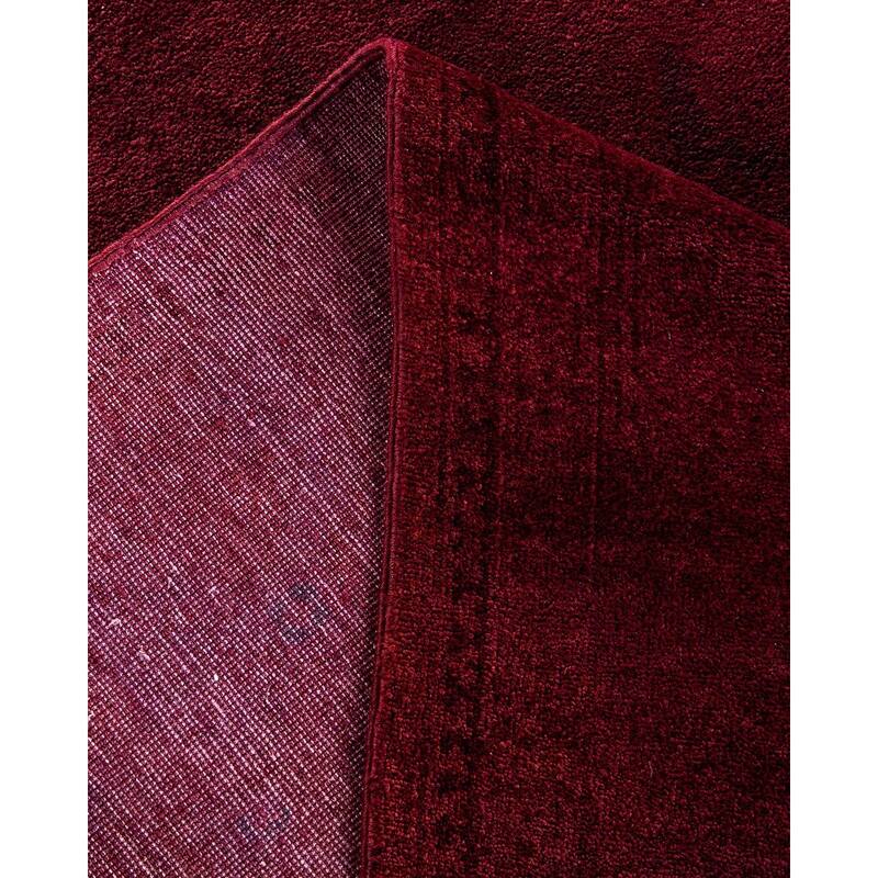 Vibrance, One-of-a-Kind Hand-Knotted Area Rug - Red, 8' 2" x 10' 2" - 8' 2" x 10' 2"
