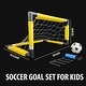preview thumbnail 8 of 11, Set of 2 Soccer Set Game Outdoor Toys for Backyard Fun Summer Play