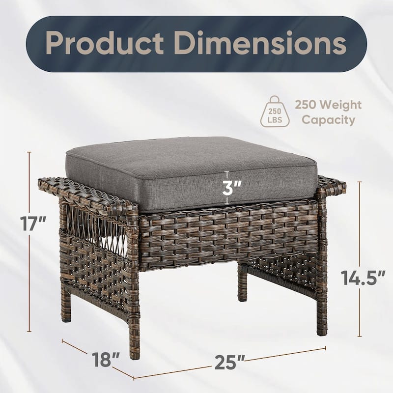 Outdoor Wicker Furniture Couch Set