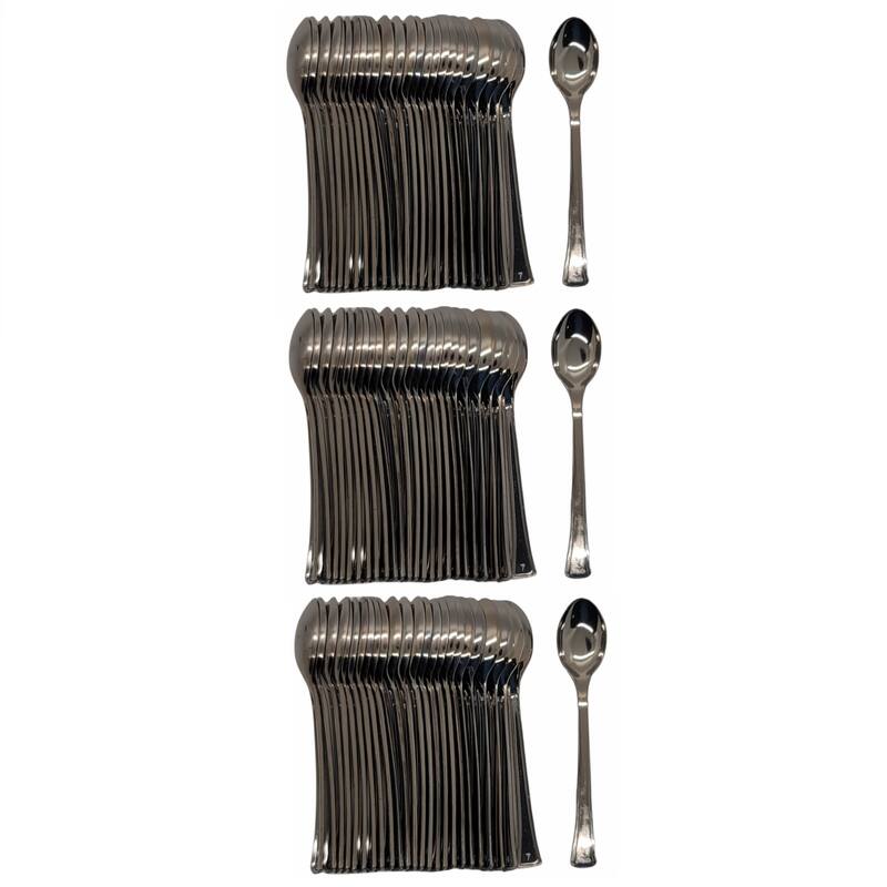 Handy Housewares 24-piece 4" Mini Bar Spoons Set - Great for Party Snacks, Appetizers, Desserts and more - 3 Packs