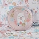 preview thumbnail 20 of 21, Intelligent Design Kids Kinsley Blush Woodland Animals Cotton Reversible Comforter Set