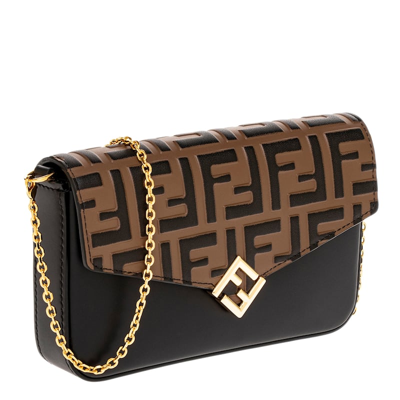 Fendi FF Diamonds Wallet on Chain