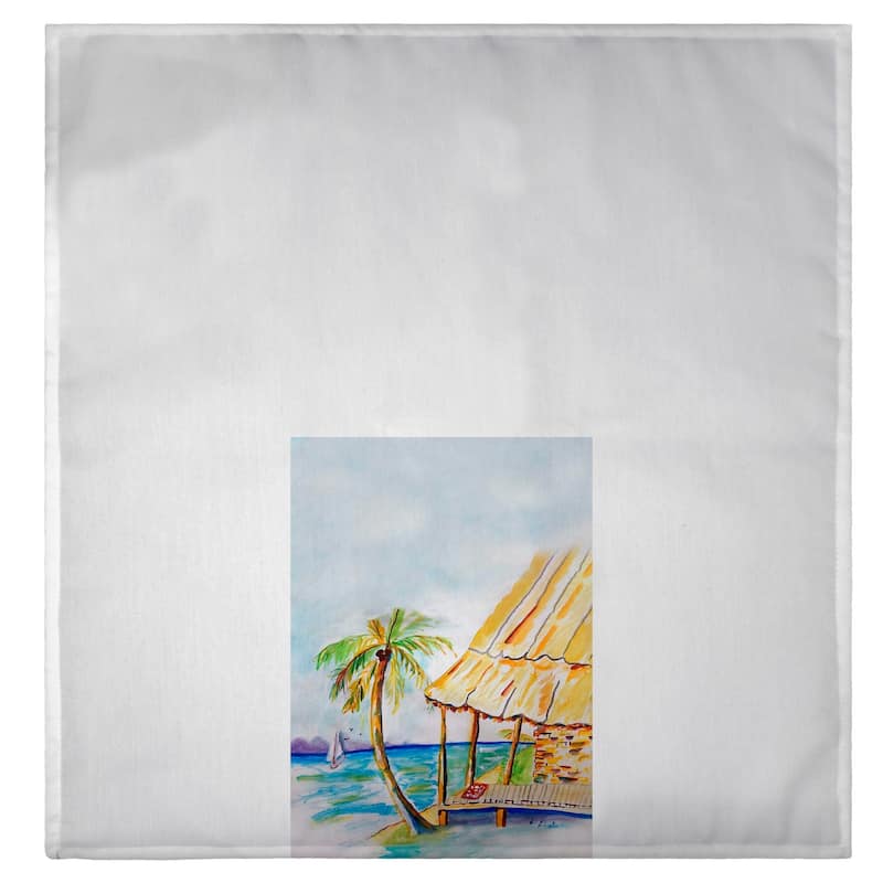 Palms & Hut Guest Towel - 20x20