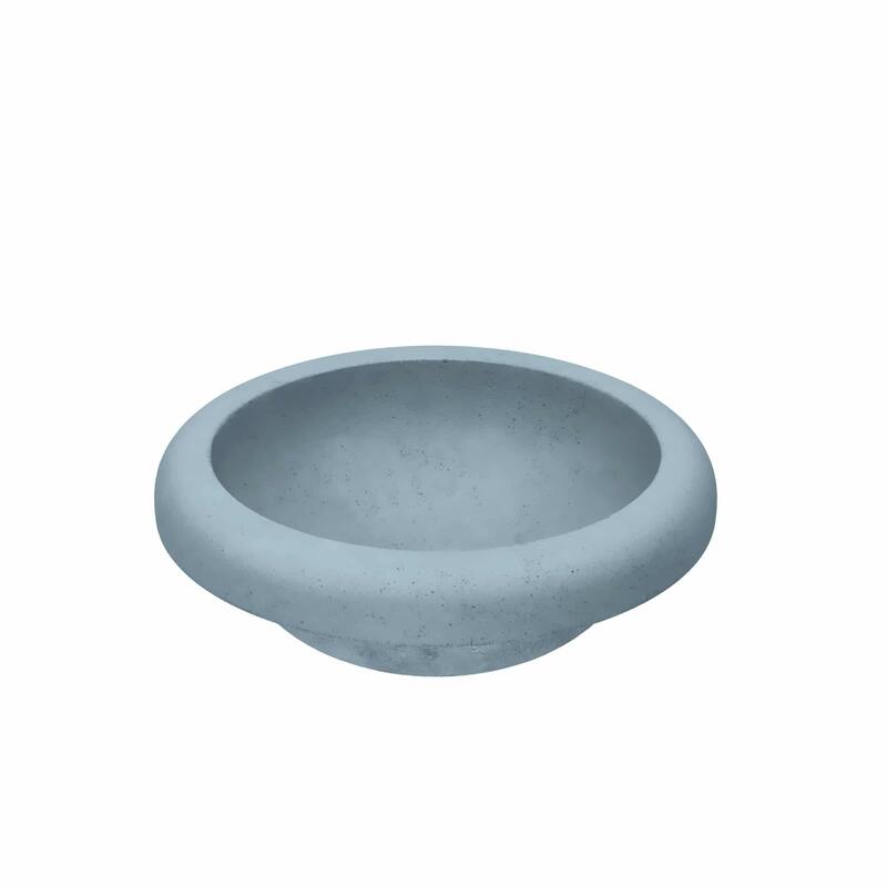 Cuyama NativeStone and Concrete Drop-in Bathroom Sink - 21" x 15" x 5"