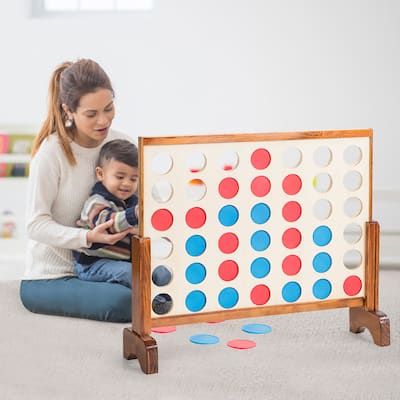 Giant 4 in A Row Game Set 4 in A Row for Kids and Adults