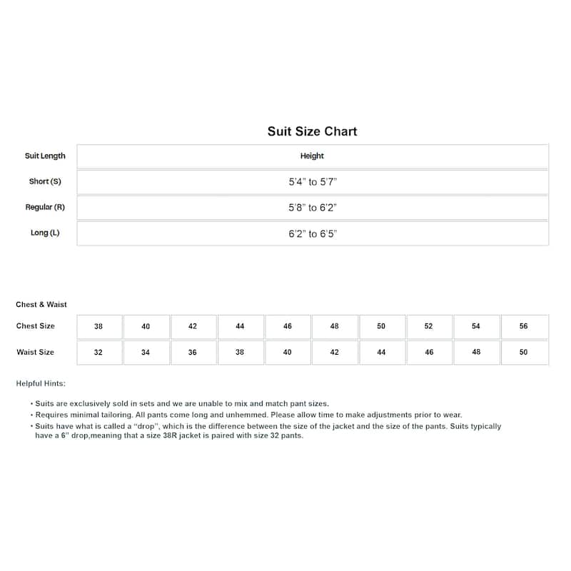 Braveman Men's Classic Fit Two-Piece Suit