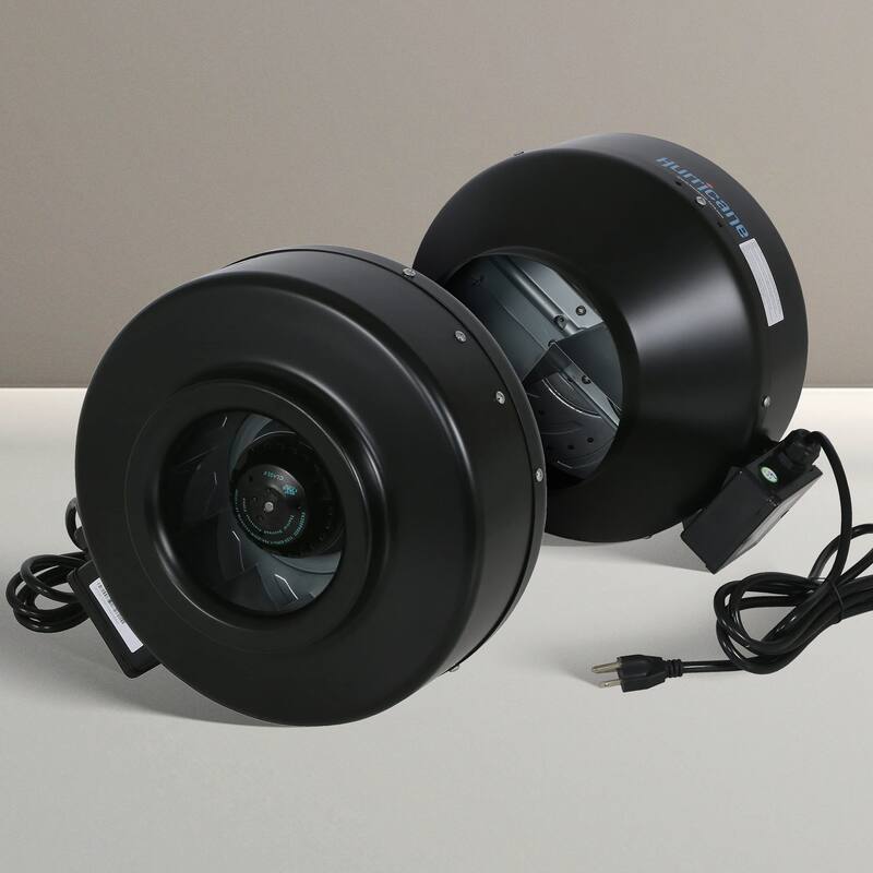Hurricane Commercial Grade Inline Wall Mount Fan For HVAC & Ventilation Uses
