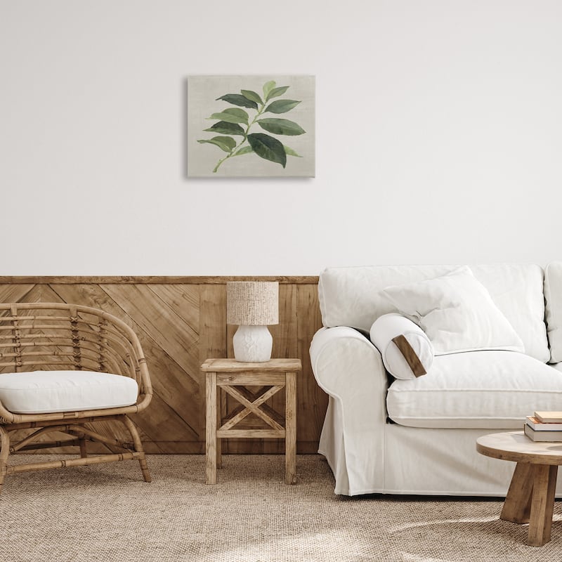 Stupell Arabica Coffee Plant Leaf Canvas Wall Art Design By Lanie Loreth